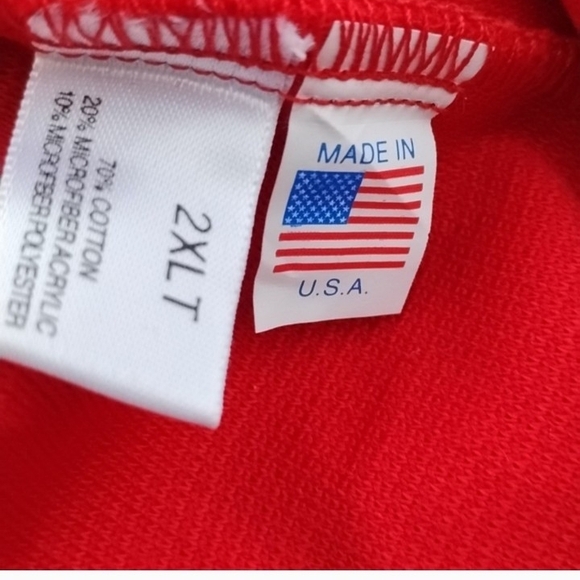 St Croix Men's Classic Red Quarter-Zip Sweater - Picture 3 of 4